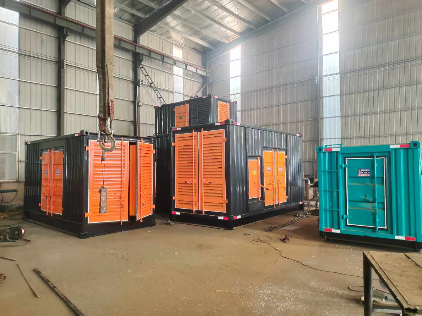 富拉尔基500kw柴油发电机组可以带动多少功率设备？